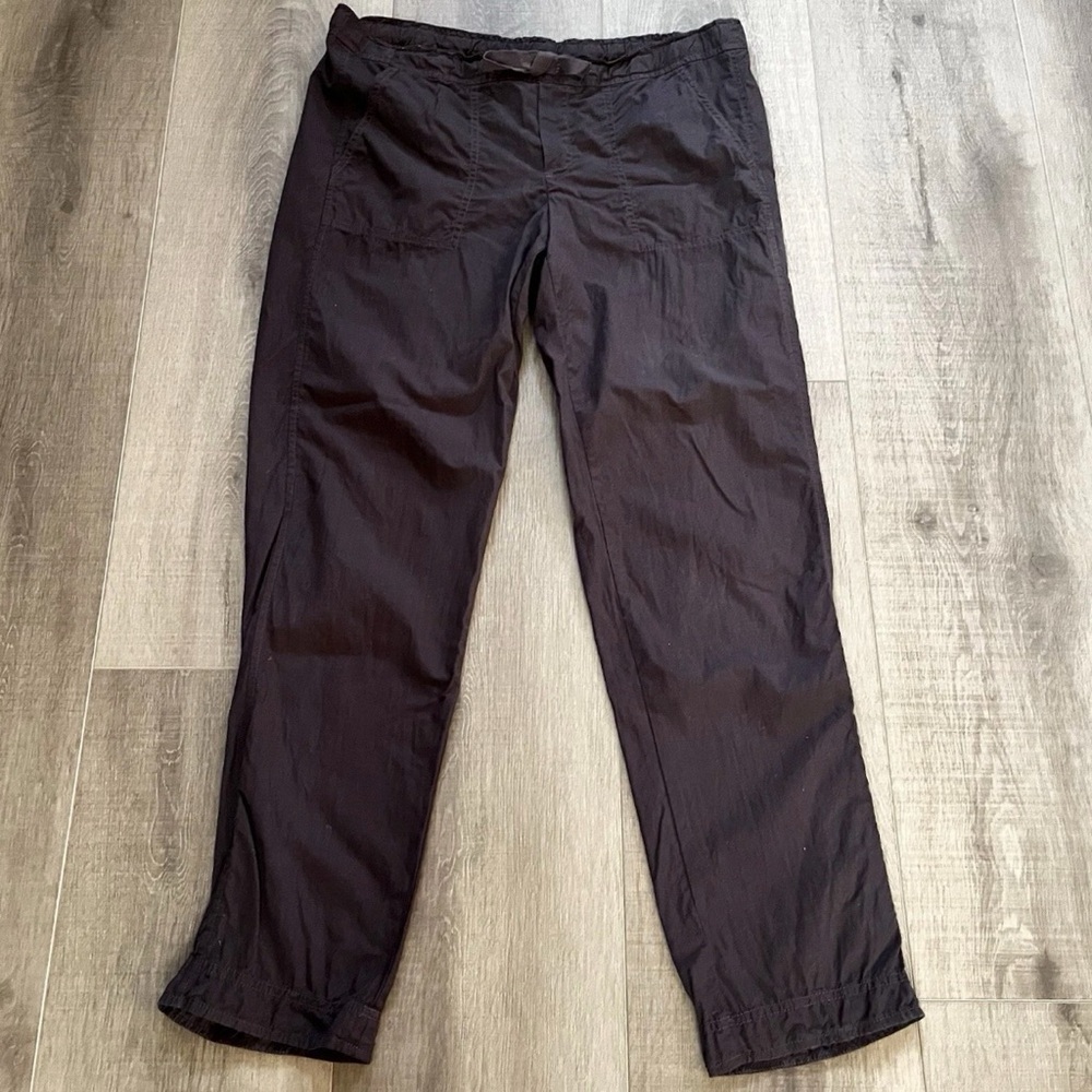 J Crew Pants Women SZ 12 Brown City Fit Chino Twill Roll Up Hike Preppy 38X31.5”